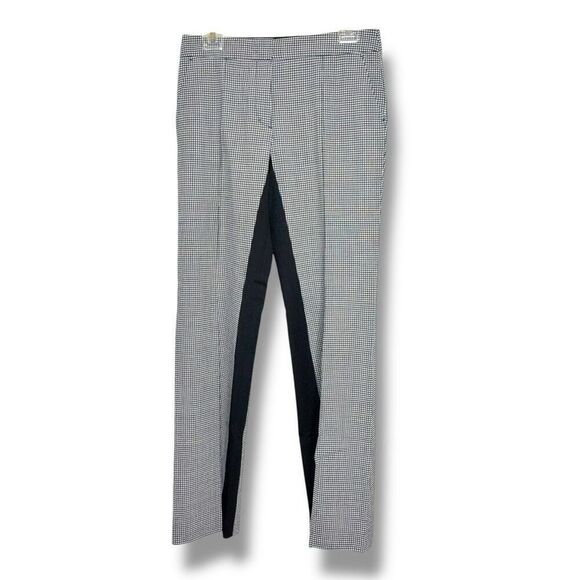 DOROTHEE SCHUMACHER Straight Leg Black/White Houndstooth Trouser Pant Women’s 2 - Picture 1 of 6